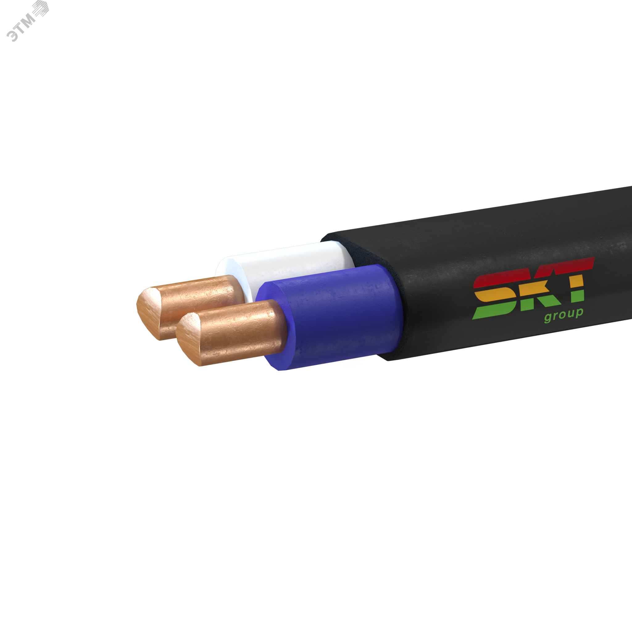 Кабель силовой ВВГ-Пнг(А)-LS 2х2.5ок(N)-0.66 ТРТС СКТ Групп (Псков)