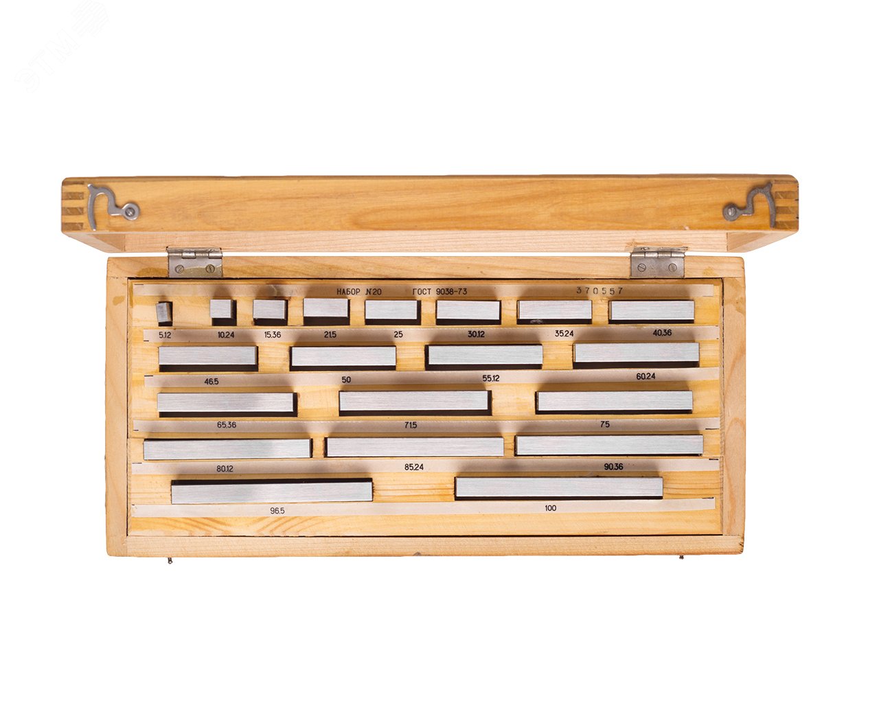 Изображение товара Набор концевых мер длины КМД N21 кл.1 (1-Н21)