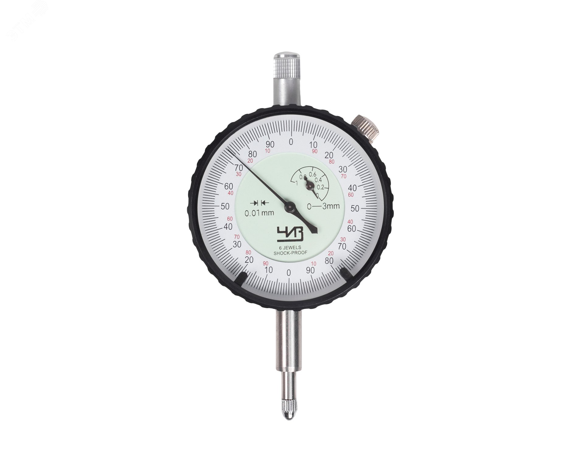 Изображение товара Индикатор часового типа ИЧ 0-3 0.01 без ушка (шт)