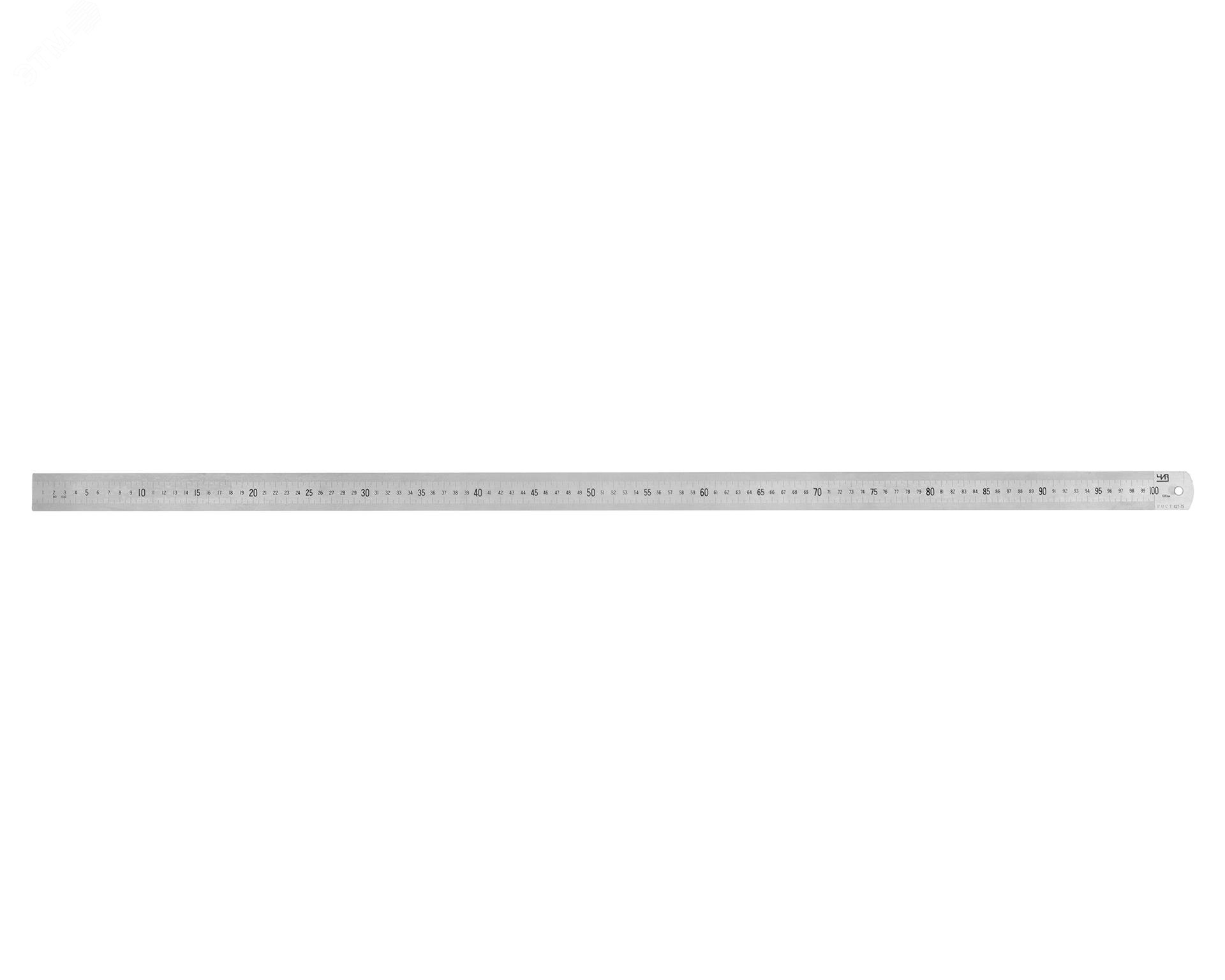 Изображение товара Линейка измерительная ЧИЗ Линейка 1000 мм с поверкой Изображение товара Линейка измерительная ЧИЗ Линейка 1000 мм с поверкой