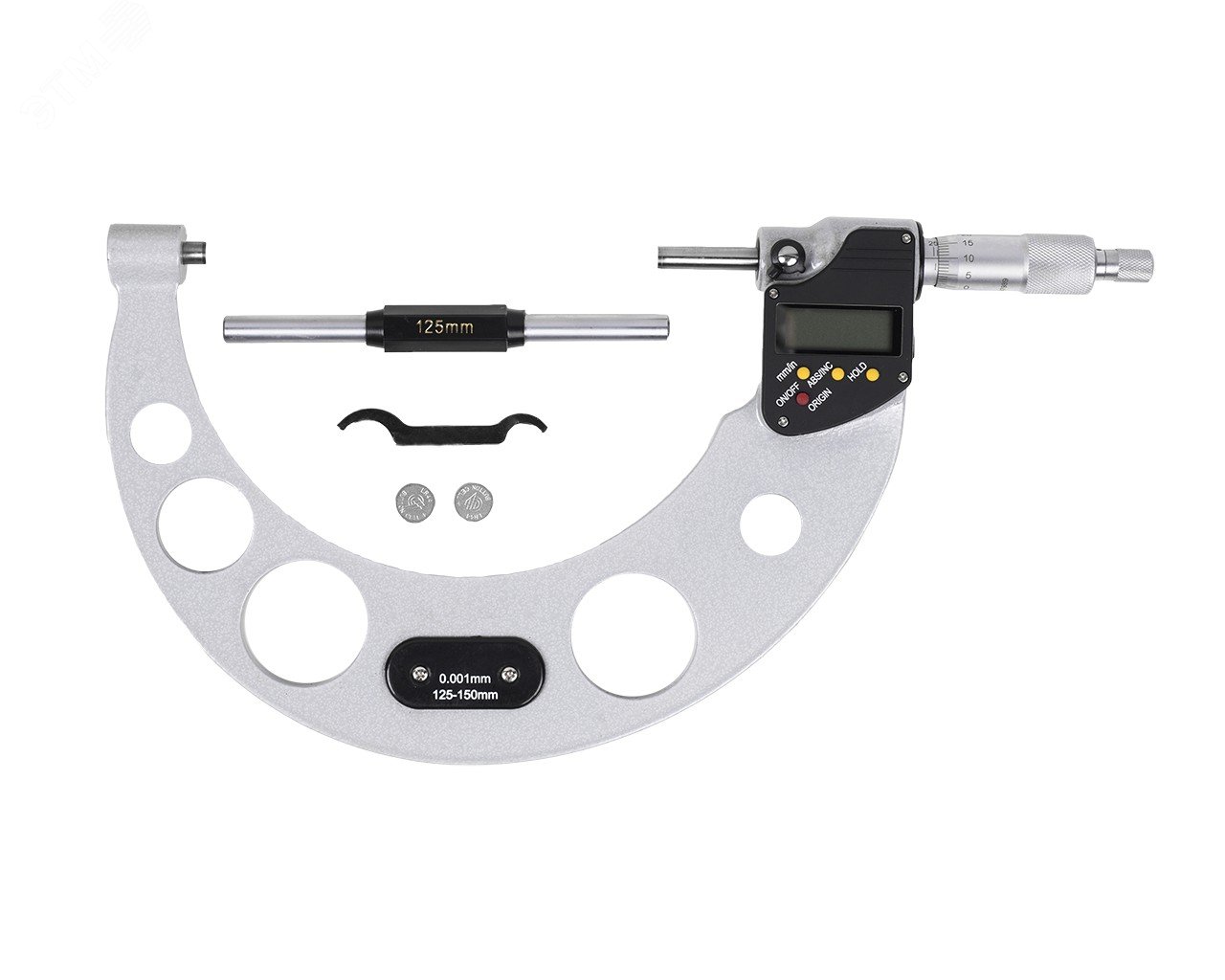Изображение товара Микрометр электронный цифровой МКЦ-150 0.001 4-кнопочный госреестр 35816-07 (шт)