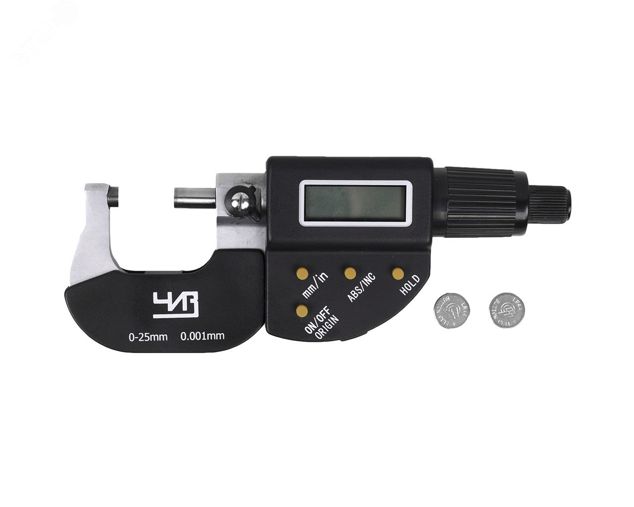 Изображение товара Микрометр электронный цифровой МКЦ-25 0.001 мм 4-кн. (шт)