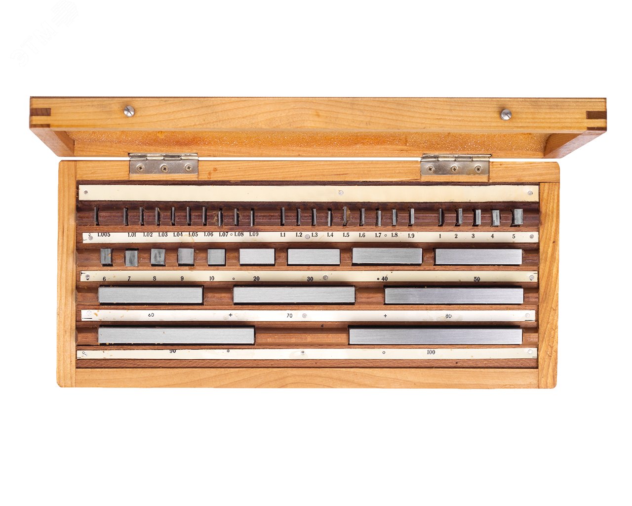 Изображение товара Набор мер КМД N 2 кл.1 38 штук для точных измерений и настройки приборов