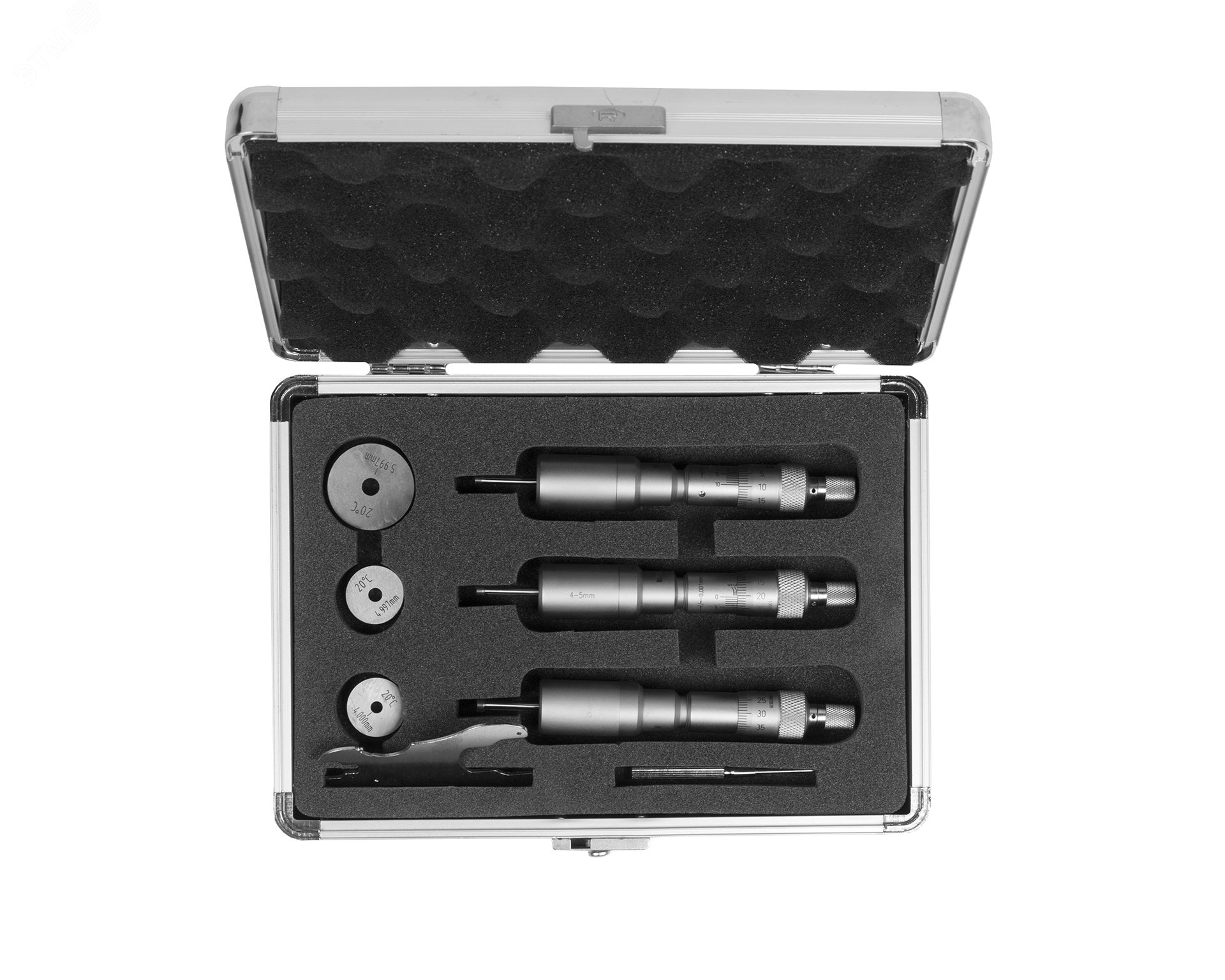 Изображение товара Набор нутромеров микрометрических 3-точечных 3-6 0.001 ЧИЗ