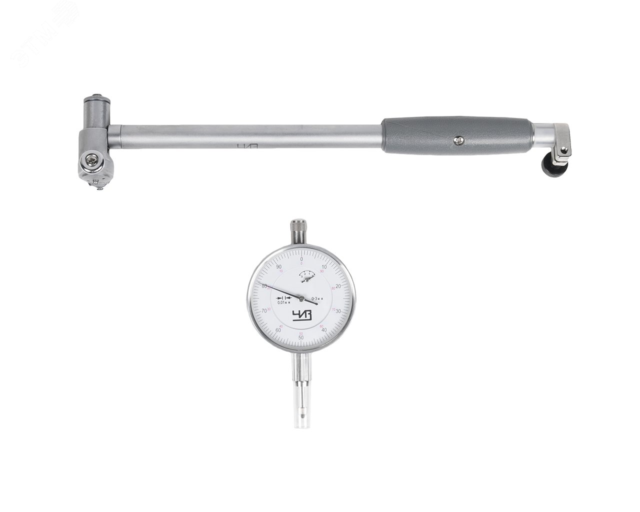 Изображение товара Нутромер индикаторный 50-100 мм 0,01 с поверкой ЧИЗ