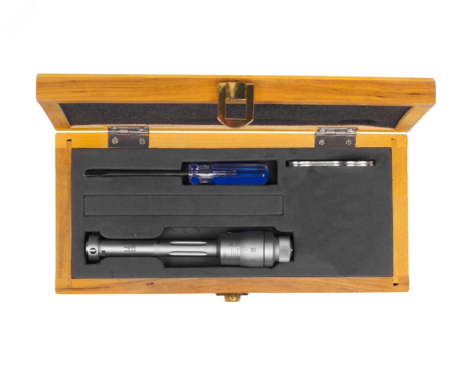 Изображение товара Нутромер микрометрический 3-точечный 17-20 мм ЧИЗ для точных измерений отверстий