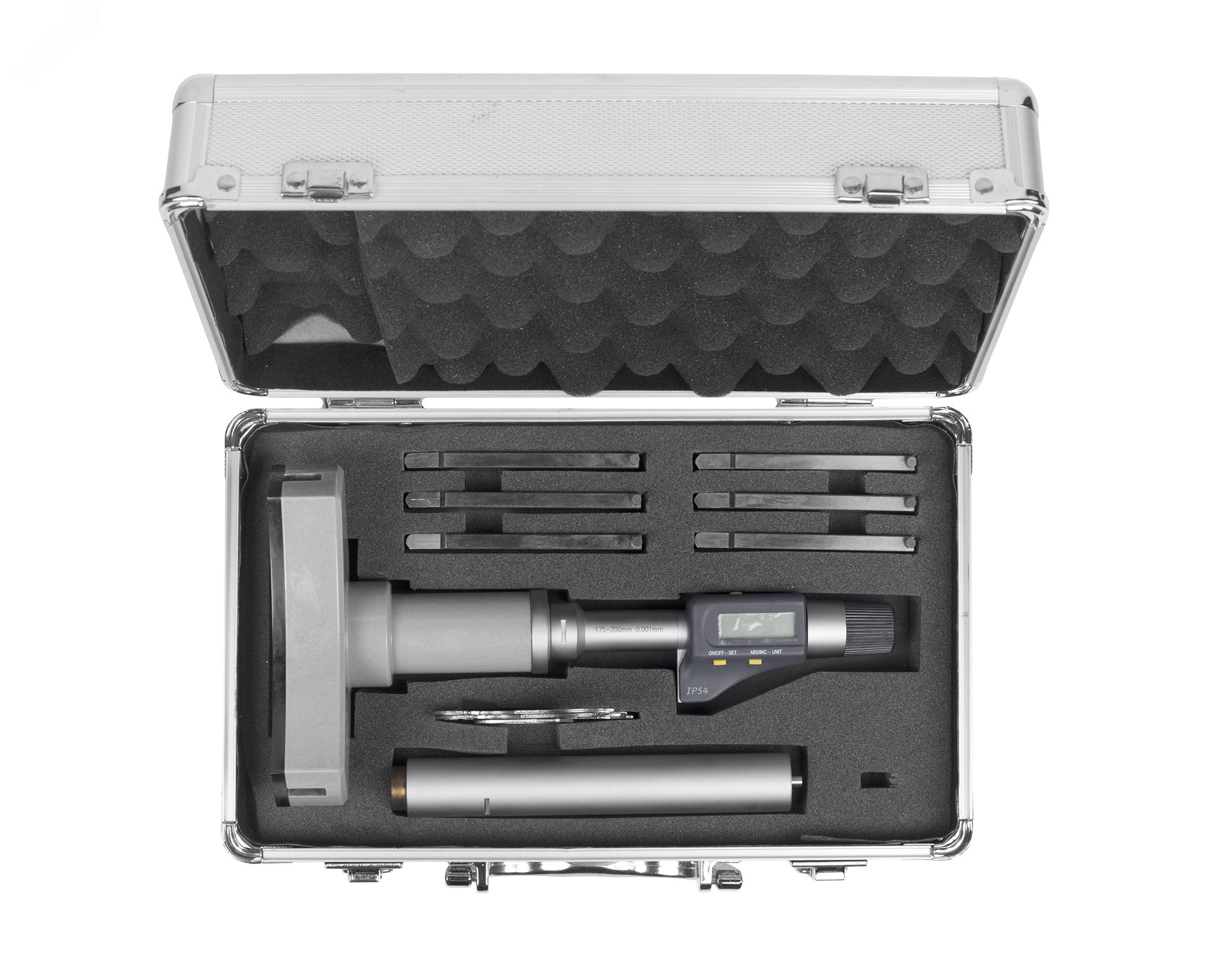 Изображение товара Нутромер микрометрический 3-точечный электронный 175-200 0.001б/у/к (шт)