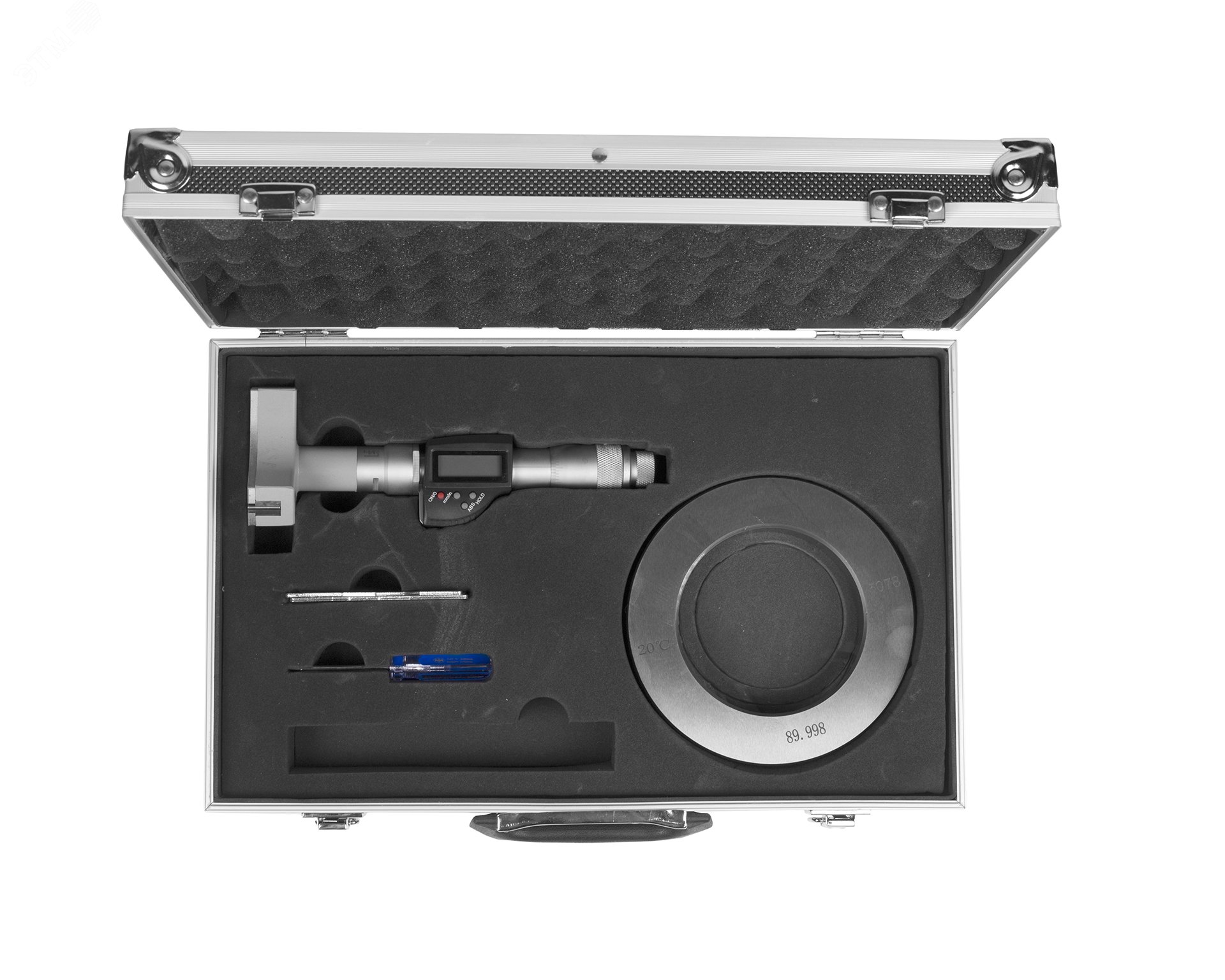 Изображение товара Микрометрический нутромер с тремя измерительными щупами 80-90 мм электронный ЧИЗ