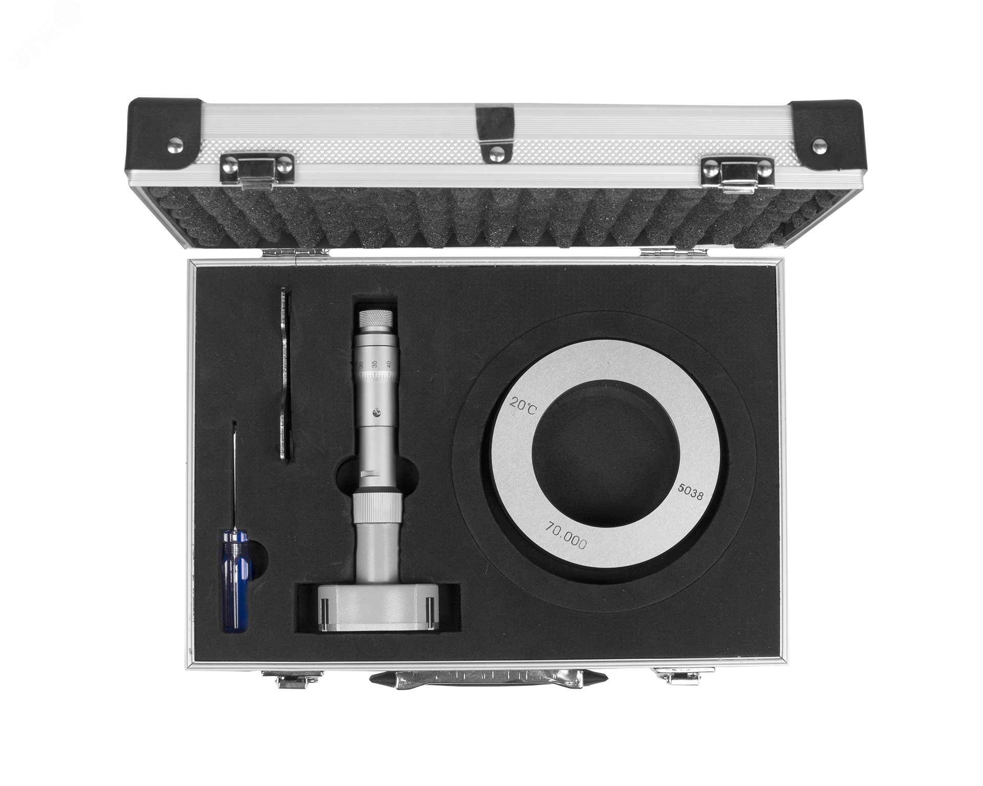 Изображение товара Нутромер микрометрический 3-точечный 60-70 0.005 у/к (шт)