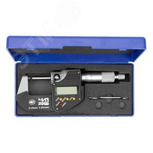 Изображение товара Микрометр МКЦ-25 0,001 электронный 4-кн. PRO 50593-12 (шт)