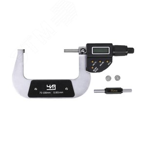 Изображение товара Микрометр электронный цифровой МКЦ-100 0.001 мм 4-кн. (шт)