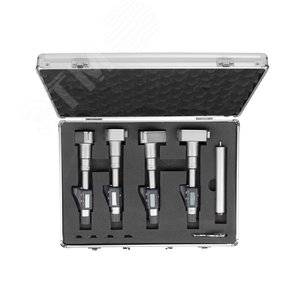 Изображение товара Набор нутромеров микрометрических 3-точечных эл 50-100 0.001 (шт)