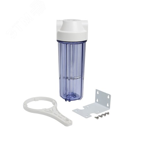 Изображение товара Корпус магистрального фильтра 10SL HTC-10SL 1/2' прозрачный, для холодной воды (шт)