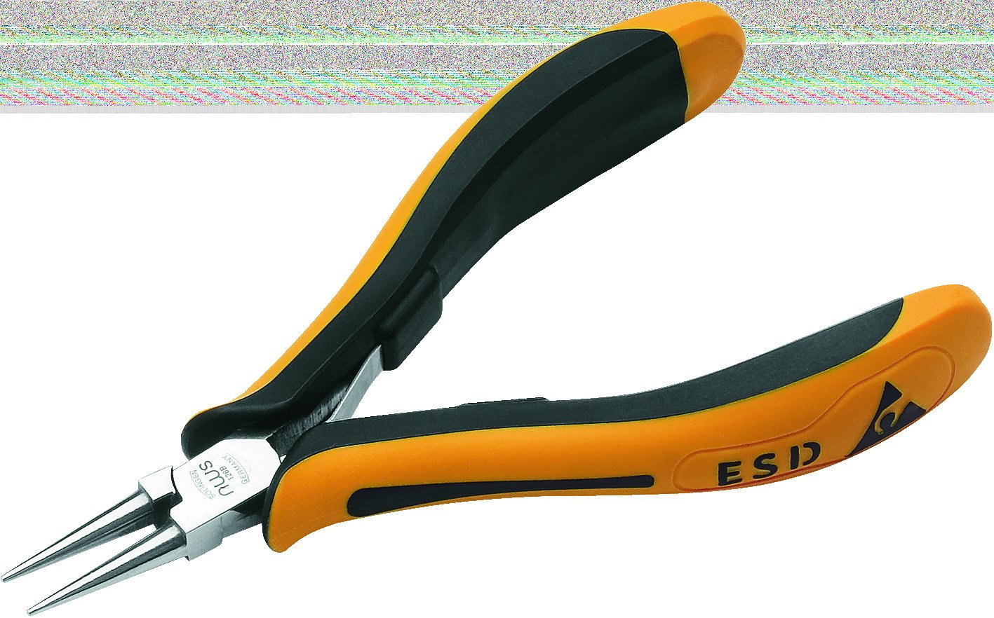 Изображение товара Круглогубцы для электроники 120 мм (двухкомпонентные антистатические ручки ESD) (шт)