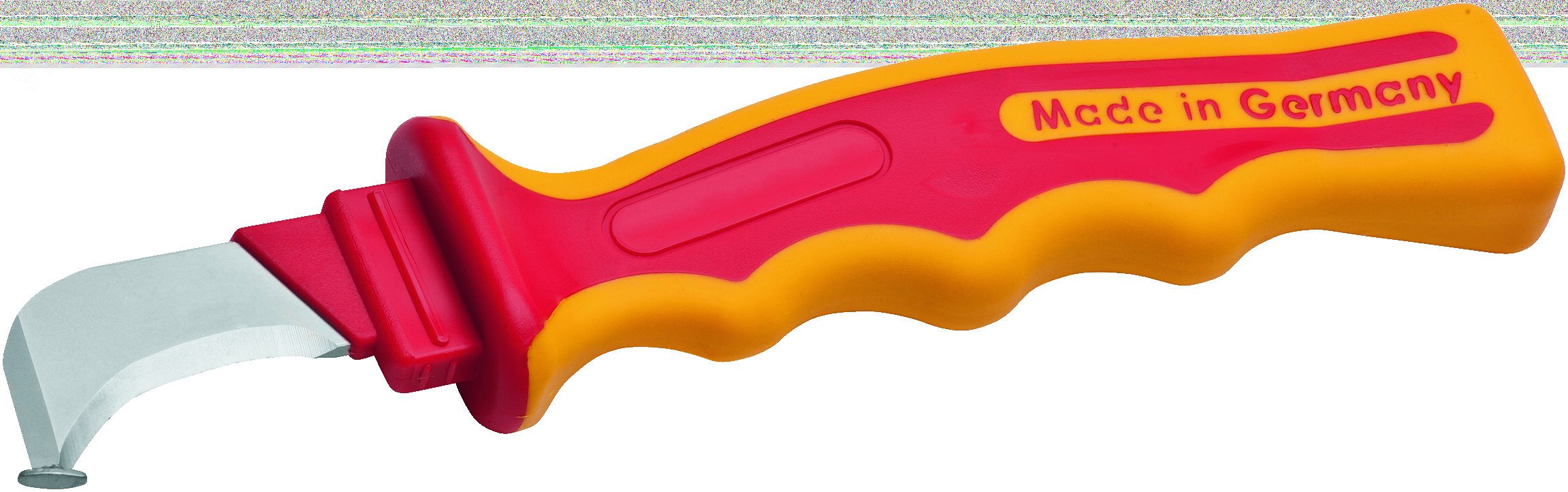 Изображение товара Нож для снятия изоляции с пяткой VDE 1000В 40х195 мм, рукоятка SoftGripp (шт)