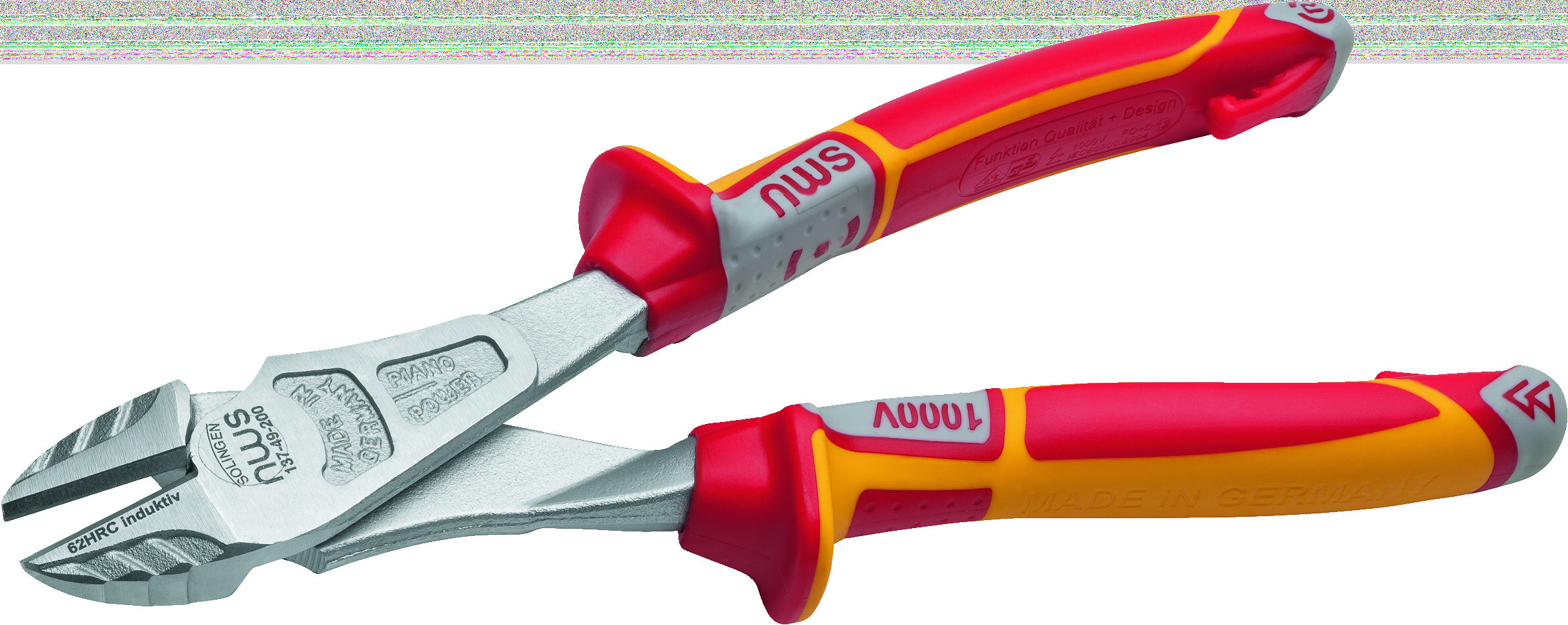 Бокорезы силовые диэлектрические 1000В VDE 240 мм, покрытие Crom, рукоятки SoftGripp 3K