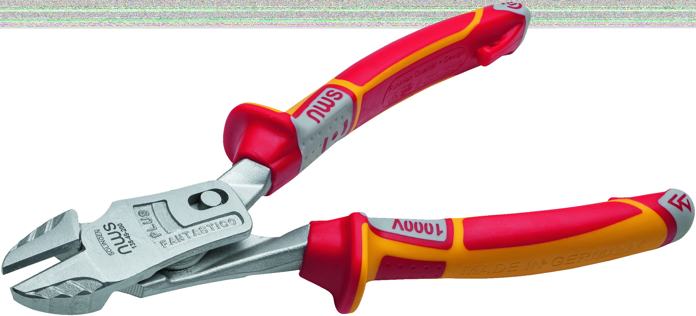 Бокорезы силовые FantasticoPlus диэлектрические 1000В VDE 200 мм, покрытие Crom, рукоятки SoftGripp 3K