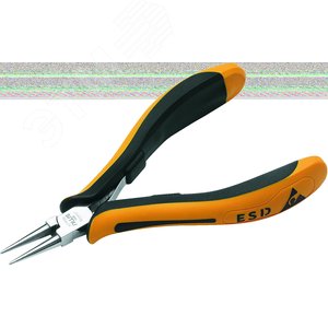 Изображение товара Круглогубцы для электроники 120 мм (двухкомпонентные антистатические ручки ESD) (шт)