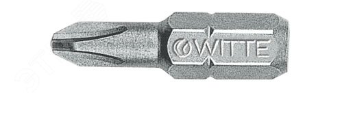 Изображение товара Бита PH2x25 мм 1/4'' C6.3 WITTE промышленная насадка профессиональная