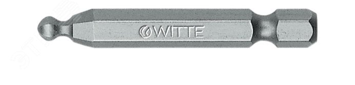 Изображение товара Бита шестигранная WITTE Industrial H4x50 мм 1/4'' шаровидный наконечник