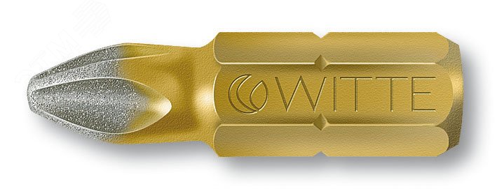 Изображение товара Бита PH2x25 мм 1/4'' C6.3 с алмазным напылением WITTE Diamond