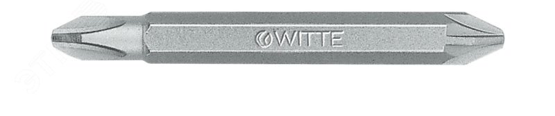 Изображение товара Двухсторонняя бита PH2/PZ2x60 мм Industrial WITTE Германия