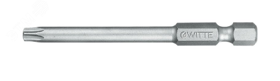 Изображение товара Бита TORX T30x90 мм 1/4'' WITTE промышленная высокого качества