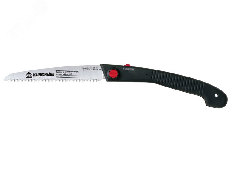 Изображение товара Японская складная садовая ножовка 210 мм с заменяемым полотном KEIL