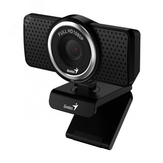 Веб-камера ECam 8000 1920x1080, микрофон, 360град, USB 2.0, черный 32200001406 Genius - превью 3