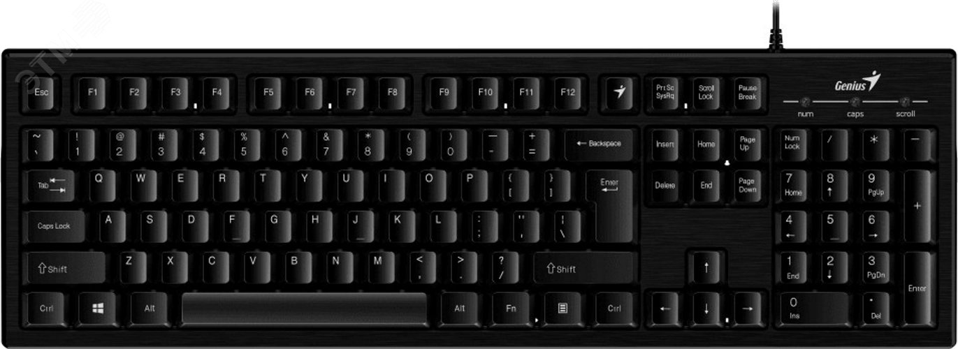 Клавиатура Smart KB-101 USB, 105 клавиш, черный артикул 31300006414 ...