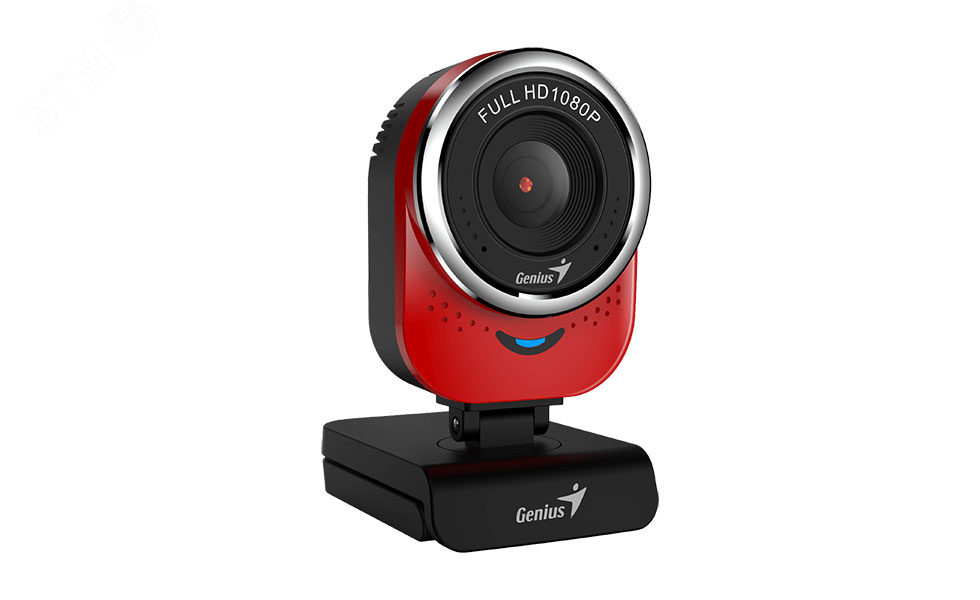Веб-камера QCam 6000 1920x1080, микрофон, 360град,USB2.0, красный 32200002408 Genius - превью
