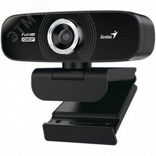 Веб-камера FaceCam 2000X 1920x1080, микрофон, 180град , USB 2.0, черный 32200006400 Genius - превью