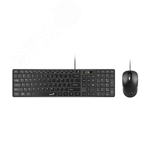 Комплект клавиатура + мышь SlimStar C126 USB, черный