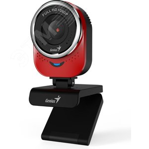 Веб-камера QCam 6000 1920x1080, микрофон, 360град,USB2.0, красный 32200002408 Genius - 4