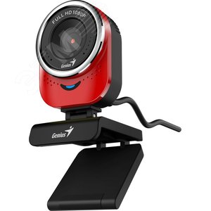 Веб-камера QCam 6000 1920x1080, микрофон, 360град,USB2.0, красный 32200002408 Genius - 5