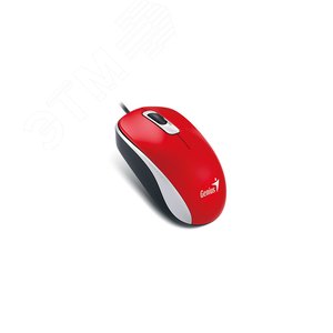 Мышь DX-110 оптическая, USB, красный
