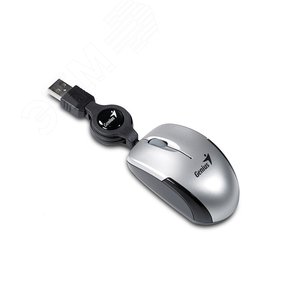 Мышь Micro Traveler super mini size, оптическая, USB, серебристый 31010017401 Genius