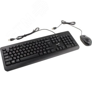 Комплект клавиатура + мышь KM-160 USB, черный Genius
