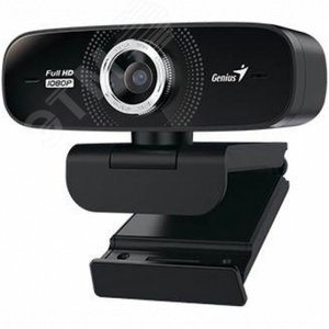 Веб-камера FaceCam 2000X 1920x1080, микрофон, 180град , USB 2.0, черный Genius