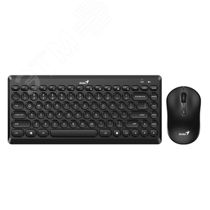 Комплект клавиатура + мышь беспроводной LuxeMate Q8000, черный