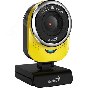 Веб-камера QCam 6000 1920x1080, микрофон, 360град, USB 2.0, желтый 32200002409 Genius - 3