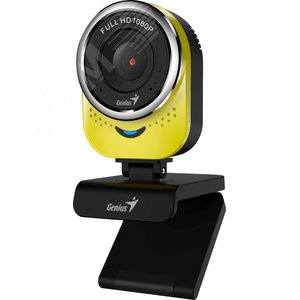 Веб-камера QCam 6000 1920x1080, микрофон, 360град, USB 2.0, желтый 32200002409 Genius - 4
