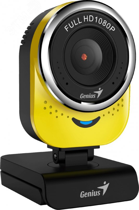 Веб-камера QCam 6000 1920x1080, микрофон, 360град, USB 2.0, желтый 32200002409 Genius - превью 3
