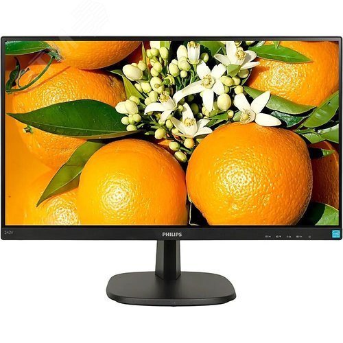 Изображение товара Монитор для ПК 23.8'' 243V7QDSB, IPS, 1920х1080, 75Hz, 4 ms, DVI, HDMI, черный (шт)