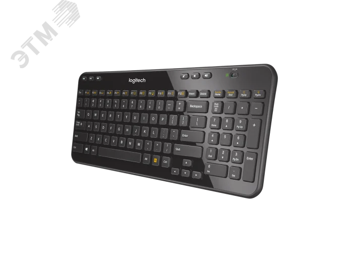 Клавиатура беспроводная K360, 104 клавиши, черный 920-003095 Logitech - превью 4