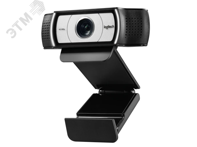 Веб-камера C930e, 1920x1080, 3 Мп, микрофон, 90град, USB 2.0, черный 960-000972 Logitech - превью 3