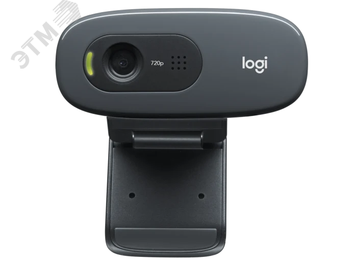 Веб-камера C270, 1280x720, 0.9 Мп, микрофон, 60град, USB 2.0, черный 960-001063 Logitech - превью 2