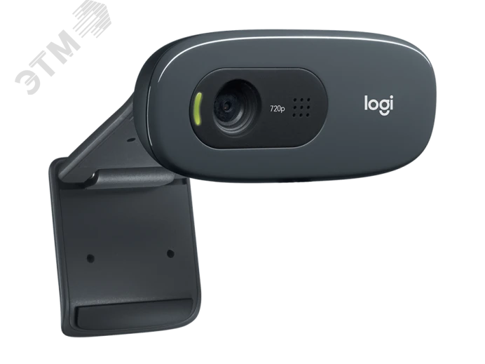 Веб-камера C270, 1280x720, 0.9 Мп, микрофон, 60град, USB 2.0, черный 960-001063 Logitech - превью 3