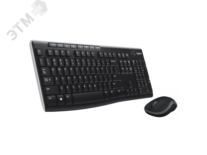 Комплект клавиатура + мышь беспроводной MK270, 112 клавиш, 1000 dpi, черный 920-004518 Logitech - превью 3