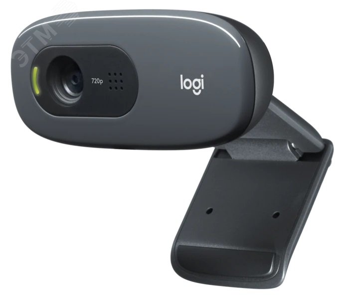 Веб-камера C270, 1280x720, 0.9 Мп, микрофон, 60град, USB 2.0, черный 960-001063 Logitech - превью